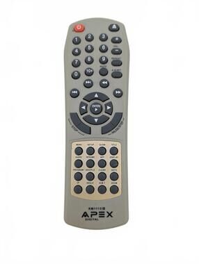 Apex RM1115 OEM DVD Remote Control Replacement Gray For Apex Unisex One Size